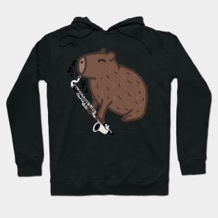 Bass Clarinet Capybara Hoodie